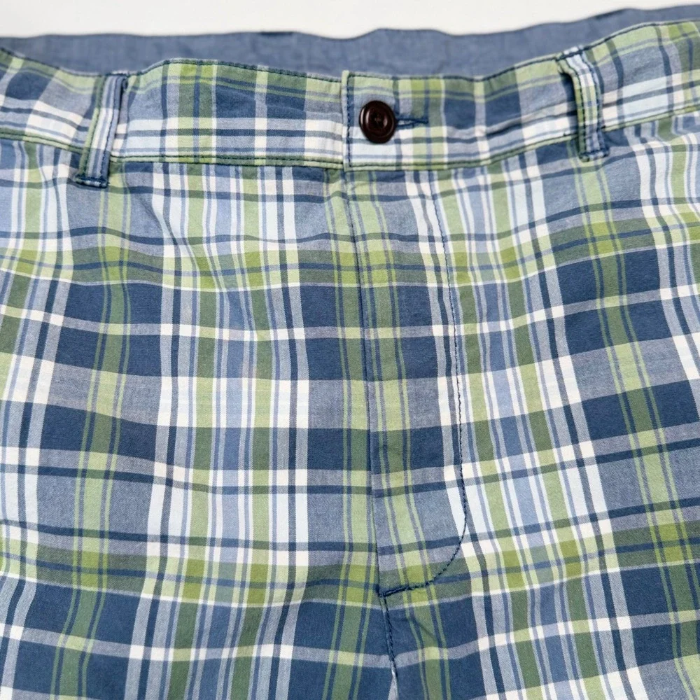LL Bean Mens 42W Cotton Plaid Golf Shorts Fisherman Coastal Preppy Summer Y2K